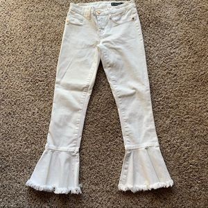BLANK NYC Jeans in White w/ Bell Bottoms
